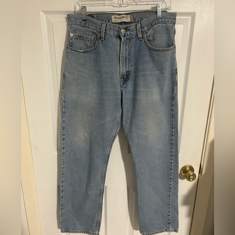 Levi’s men regular fit 505 jeans 34x30 Great condition